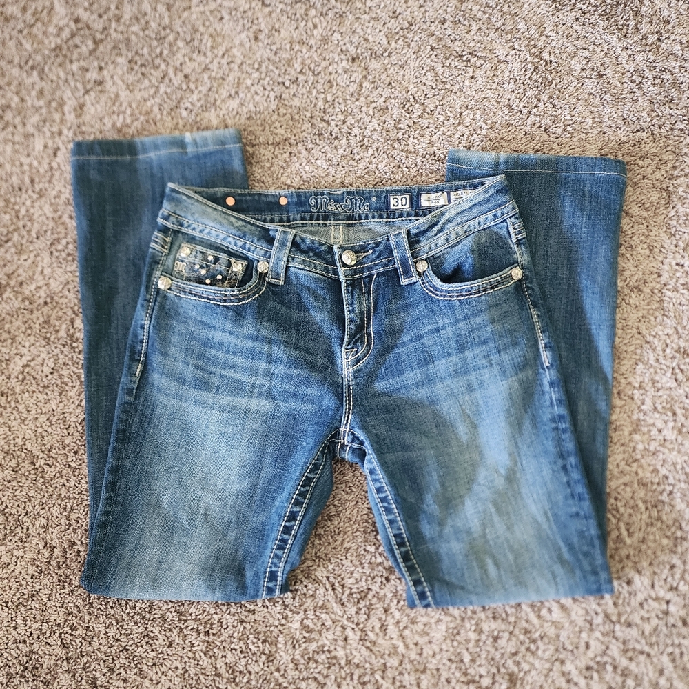 MissMe Jeans Size 30. Inseam 34.
